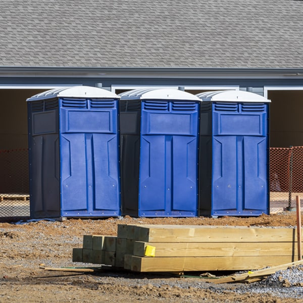 is there a specific order in which to place multiple porta potties in Sun City West